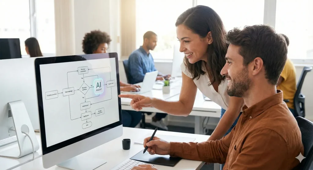 Team planning AI workflows